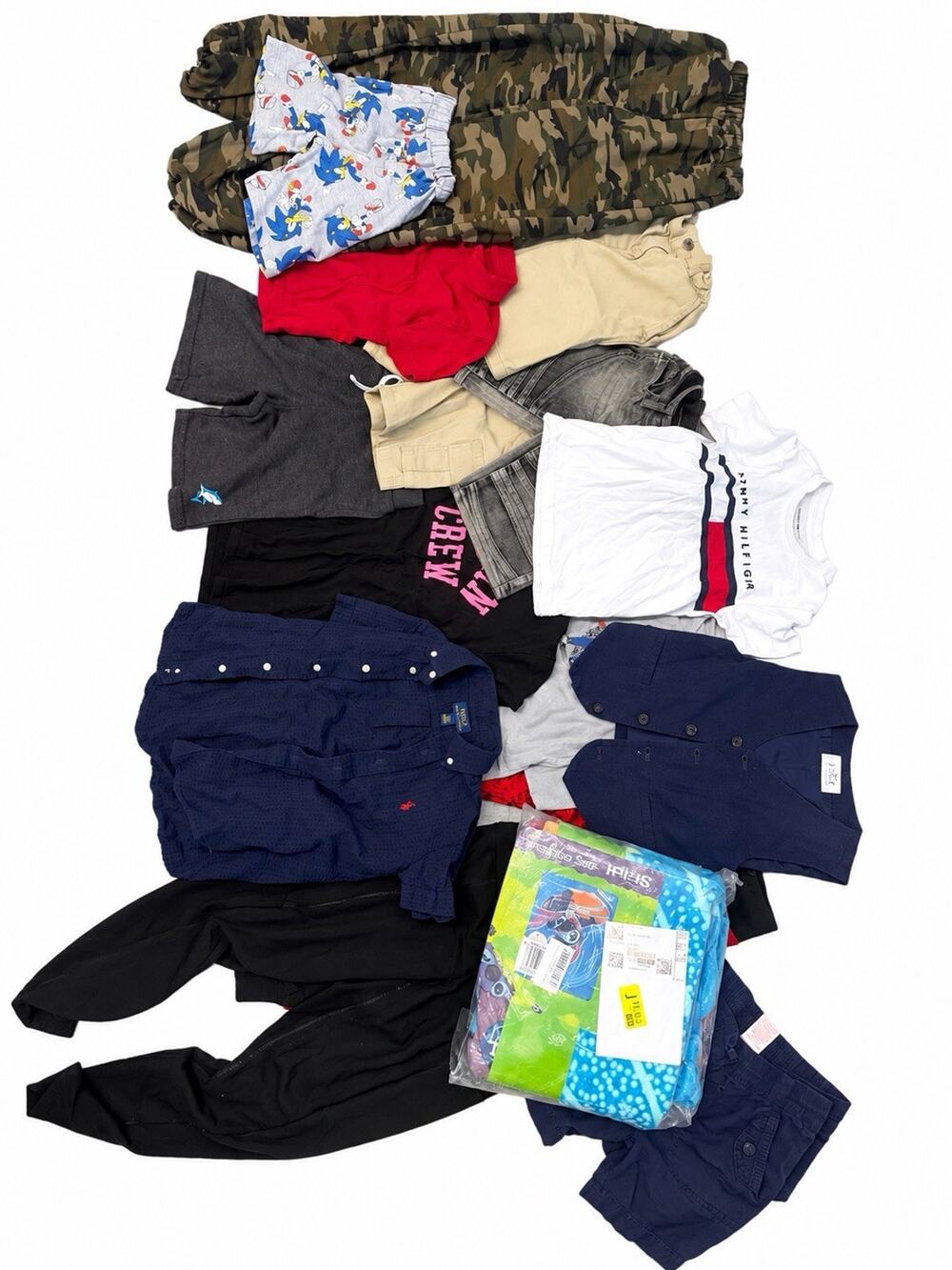 Bulk Youth Clothing Lot Boys Girls Mixed Brands Shirts Pants 11+ Lbs Reseller